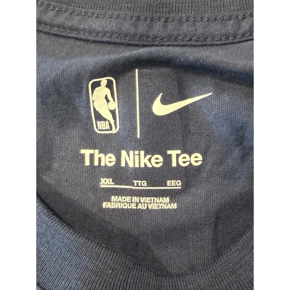 Nike Anthony Edwards Timberwolves Icon Name & Number T-Shirt Men's 2XL Navy